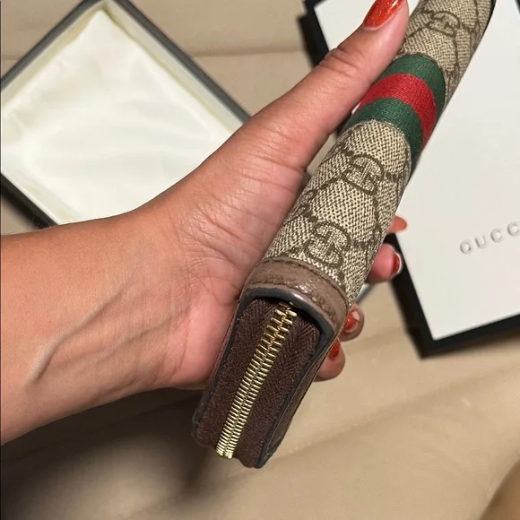 Gucci Ophidia GG Supreme Zip Around Wallet - Picture 9 of 17